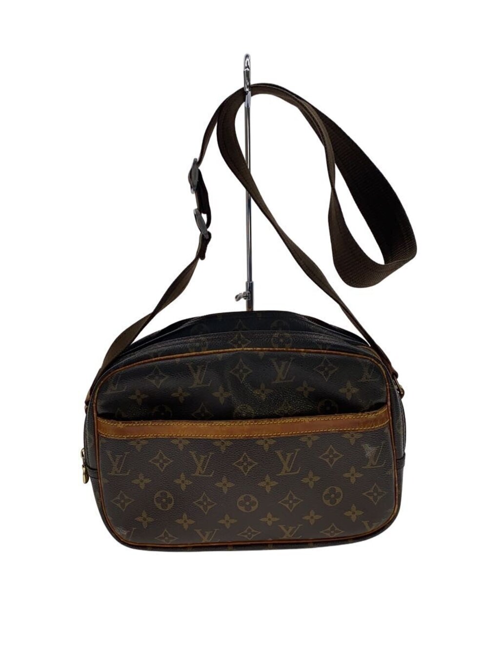 LOUIS VUITTON Reporter Monogram Canvas Brown